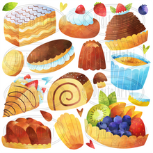 French Pastries Graphics Set