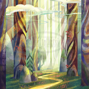 Magic Forest Graphics Set