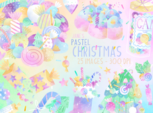 Pastel Christmas Graphics Set