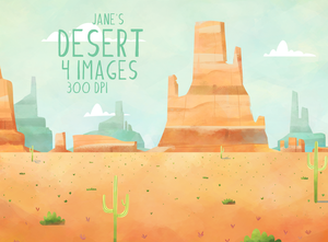 Desert Graphics Set