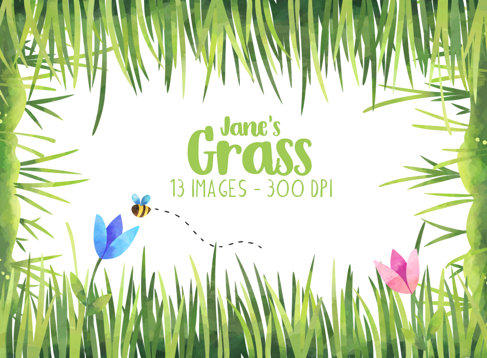 Grass Graphics Set