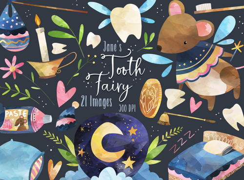 Tooth Fairy Graphics Set