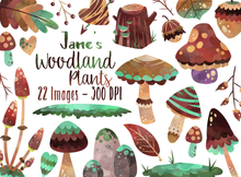 Woodland Plants Graphics Set