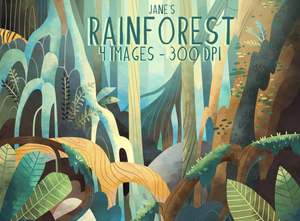Rainforest Graphics Set