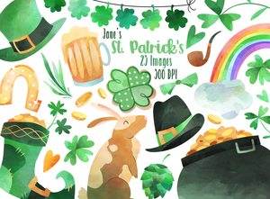 St. Patrick's Day Graphics Set