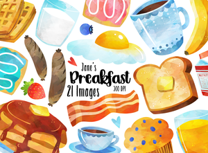 Breakfast Graphics Set