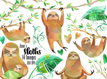 Sloth Graphics Set