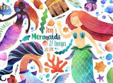 Mermaids Graphics Set
