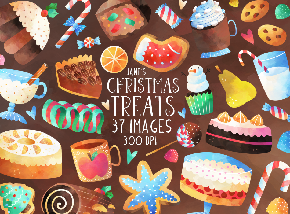Christmas Treats Graphics Set