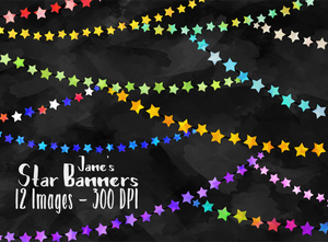 Star Banner Graphics Set