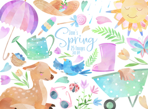 Spring Graphics Set
