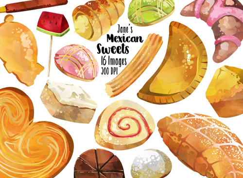 Mexican Sweets Graphics Set