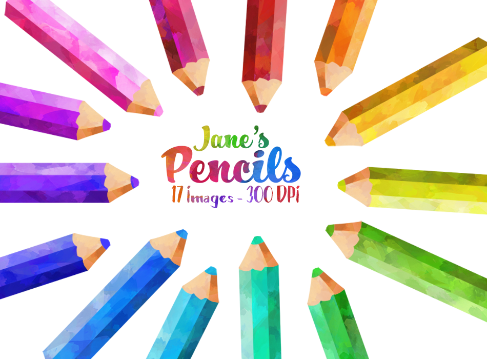 Colored Pencil Graphics Set