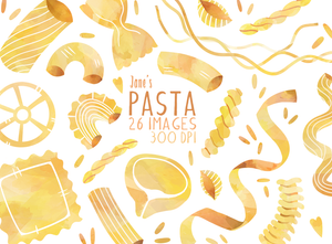 Pasta Graphics Set