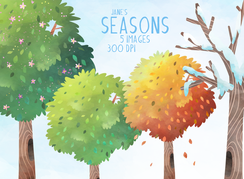 Seasons Graphics Set