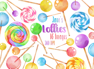 Lollipop Graphics Set