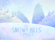 Snowy Hills Graphics Set