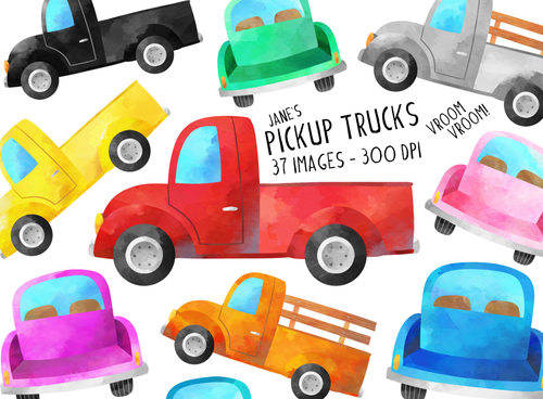 Pickup Trucks Graphics Set