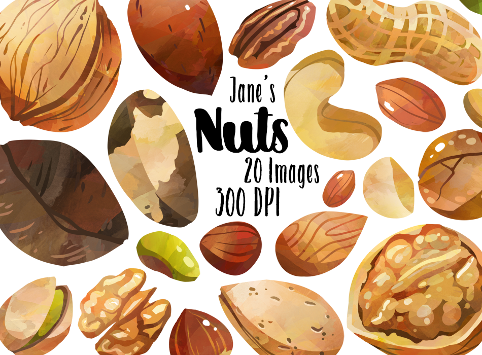 Nuts Graphics Set