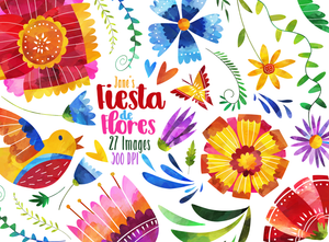 Fiesta de Flores Graphics Set