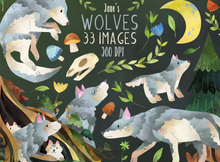 Wolves Graphics Set
