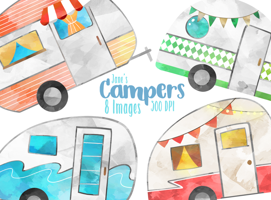 Campers Graphics Set