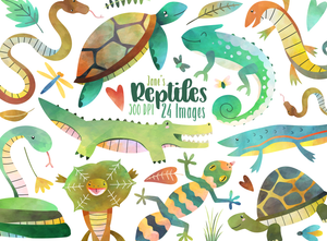 Reptiles Graphics Set