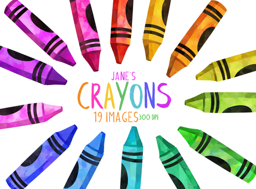 Crayon Graphics Set