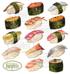 Sushi Graphics Set