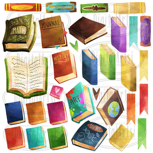 Books Graphics Set