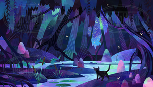 Twilight Forest Graphics Set