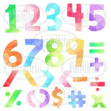 Numbers Graphics Set