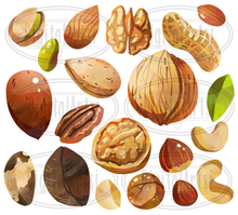 Nuts Graphics Set