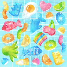 Gummy Candy Graphics Set