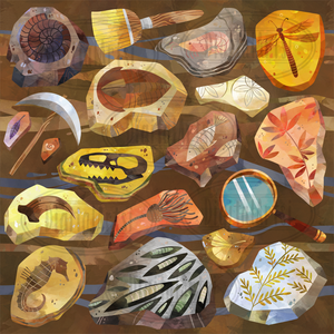 Fossils Graphics Set