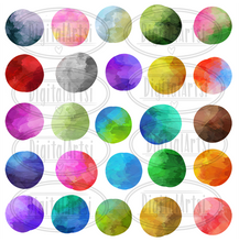Watercolor Dots Graphics Set