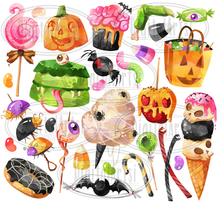 Halloween Candy Graphics Set