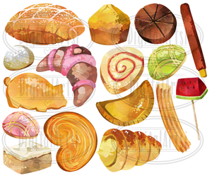 Mexican Sweets Graphics Set