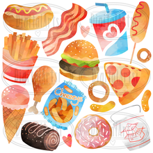 Junk Food Graphics Set