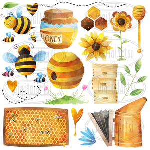 Bees Graphics Set