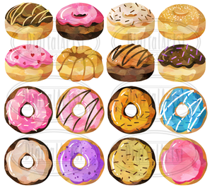 Donuts Graphics Set