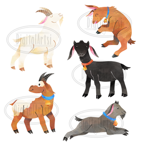Goats Graphics Set