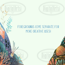 Coral Reef Graphics Set