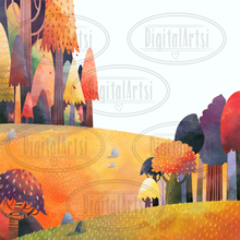 Fall Forest Graphics Set