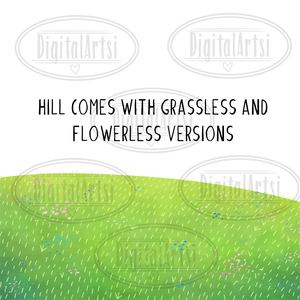 Grassy Hills Graphics Set