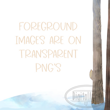 Snowy Forest Graphics Set