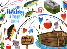 Fishing Graphics Set