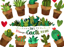 Cactus Graphics Set